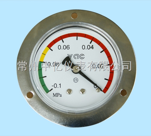 中億真空壓(yā)力表（英文表面(miàn)）